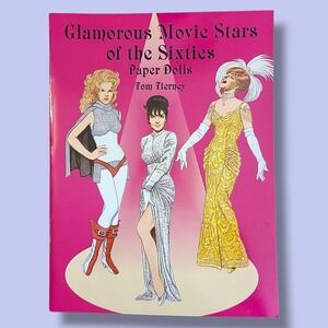 Glamorous Movie Stars of the Sixties Paper Dolls Tom Tierney Uncut Vintage...
